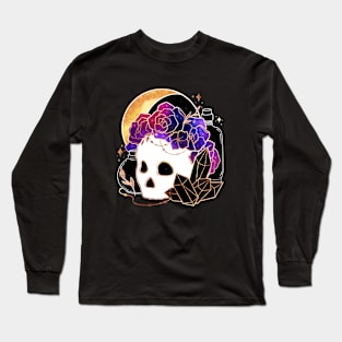 Midnight Flowers Long Sleeve T-Shirt